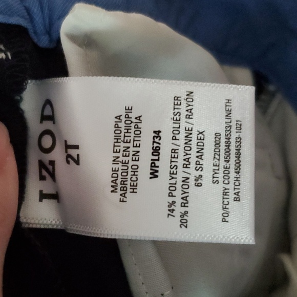 NWT Izod Toddler Dress Pants - Picture 3 of 4